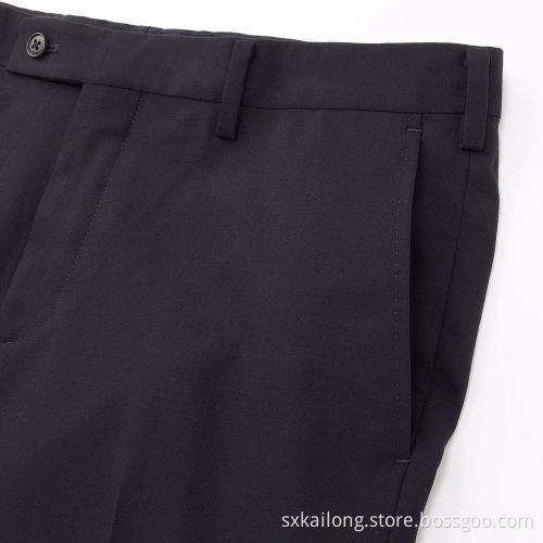 Men's Polyester Wool Working Trousers Pants